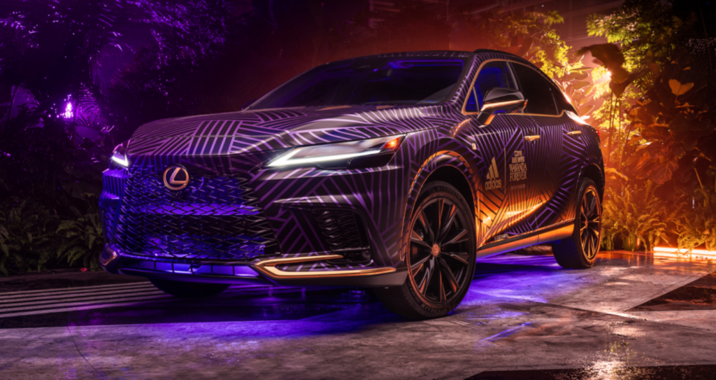 LEXUS JOINS FORCES WITH ADIDAS AND ADIDAS S.E.E.D TO CREATE A CUSTOM ALL-NEW LEXUS RX INSPIRED BY MARVEL STUDIOS’ ‘BLACK PANTHER: WAKANDA FOREVER’